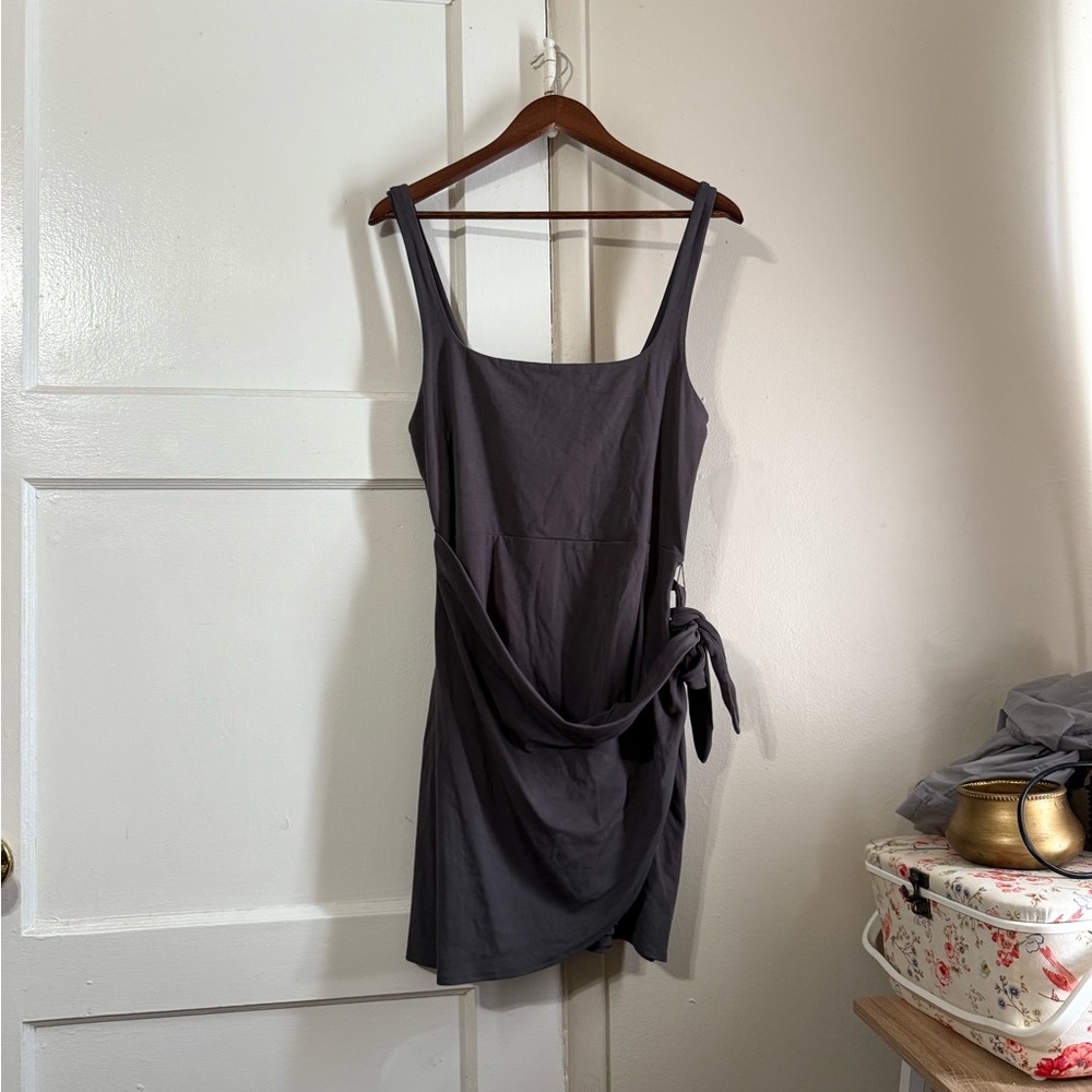 Aritzia Charcoal Mini Dress